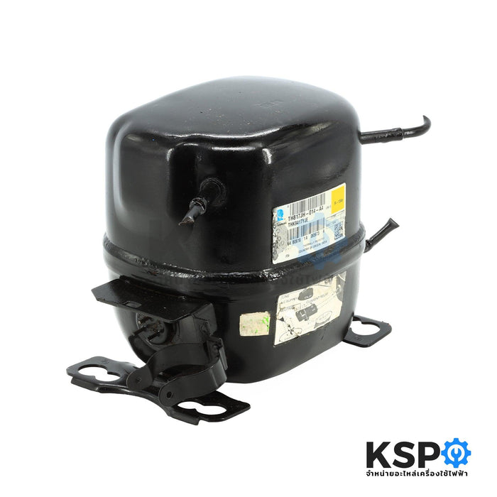 คอมเพรสเซอร์ ตู้แช่ รุ่น THK9417YJE TH817JH-014-A4 ขนาด 1/4HP 1600BTU น้ำยา R-134a (ถอดแท้) อะไหล่ตู้เย็น